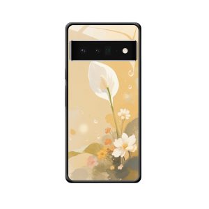 Pixel 6 Pro Hülle: Zarte Schönheit der Spathiphyllum