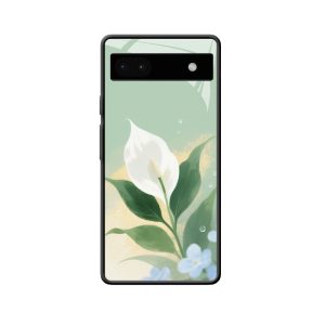 Pixel 6a Hülle: Frische, sanfte und stille Flüstern der Spathiphyllum