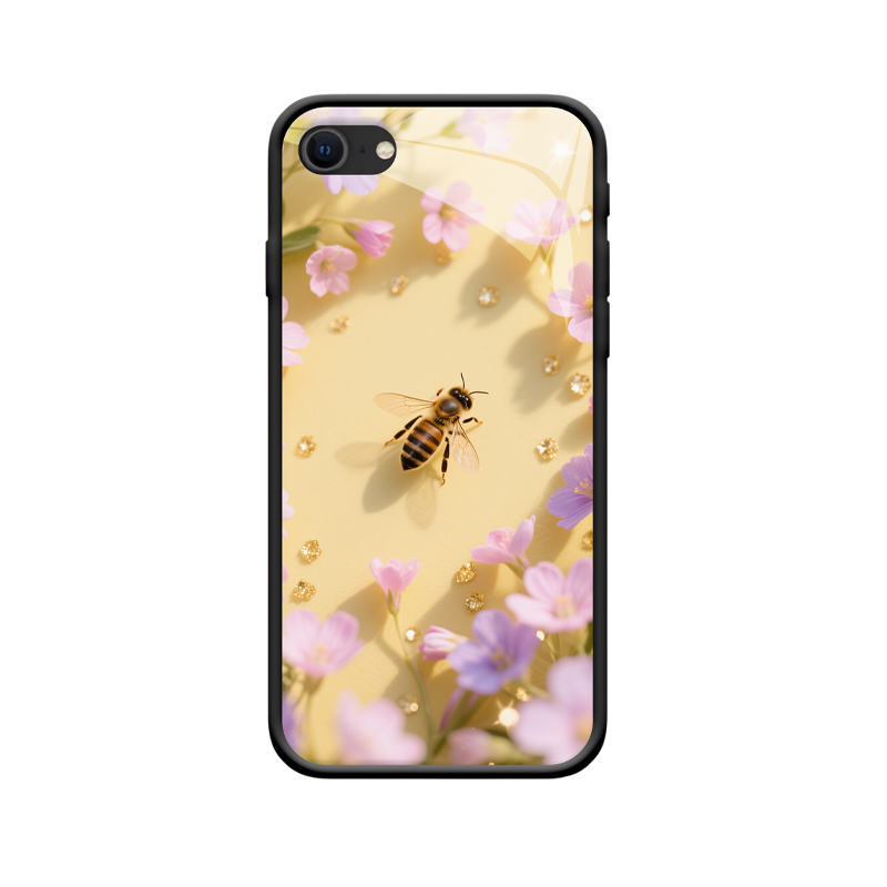 iPhone SE (2022) Hülle mit Bienenmotiv – Frühling zum Mitnehmen