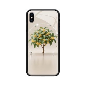 iPhone XS Max Hülle mit Osmanthus – Eleganz und Energie vereint