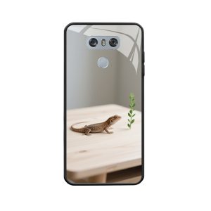 DISCOVER LG G6 Hülle und der geheimnisvolle kleine Eidechse im ruhigen Winkel