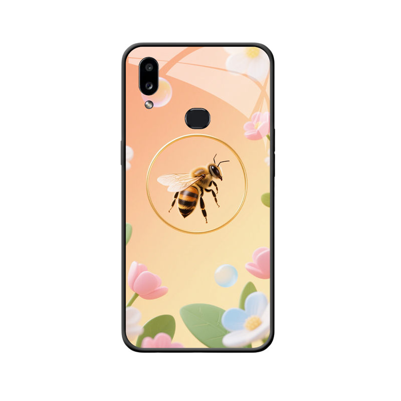 Galaxy A10s Hülle: Bienen umringt von Gold