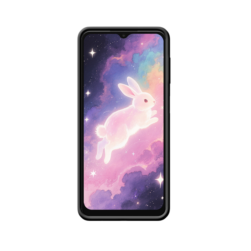 Traumhafter Tanz: Zarter Hase in Galaxy A13 5G Hülle – Bild 2