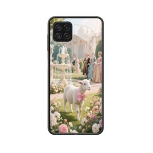 Zauberhafte Eleganz: Verspieltes Schaf auf Galaxy A22 4G Hülle