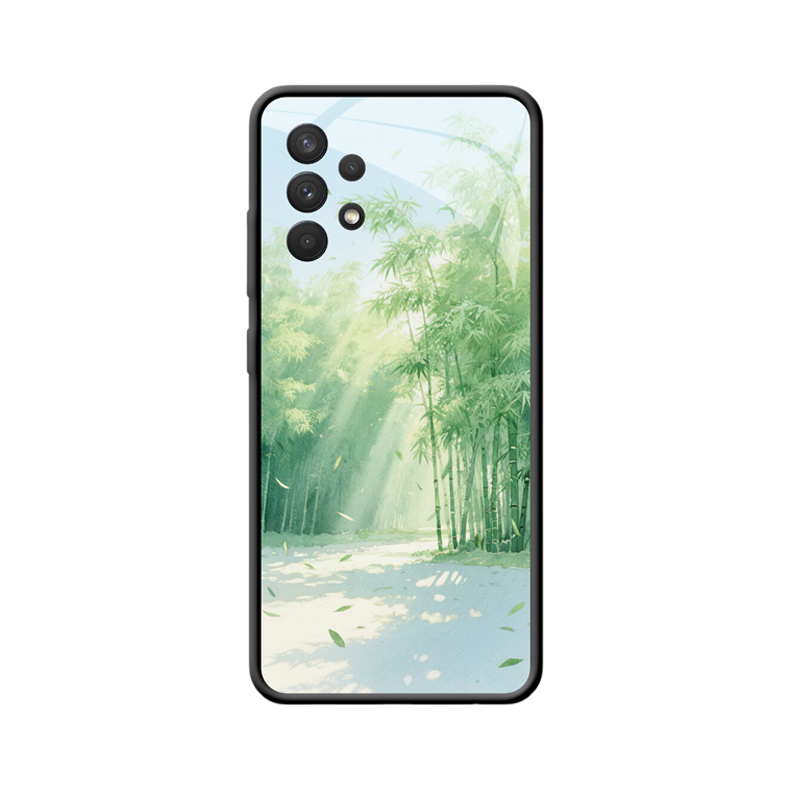 Licht und Schatten des Bambus: Die heilende Schönheit des Galaxy A32 5G Hülle
