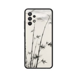 Tusche und Zen: Die Eleganz des Bambus auf dem Galaxy A32 Hülle