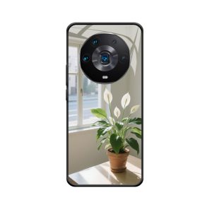 Natürliche Eleganz: HONOR Magic4 Ultimate Hülle mit Spathiphyllum