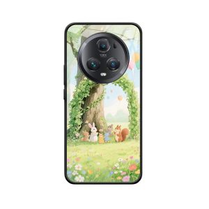 Natürliche Harmonie: HONOR Magic5 Pro Hülle mit Efeu-Arche und Waldfest