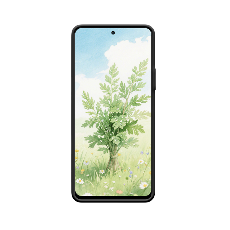 Frische Landschaft: HONOR X9 Hülle mit Beifuß-Aquarell – Bild 2