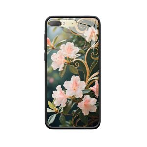 Zarte Eleganz: HTC Desire 12+ Hülle mit blühender Azaleenpracht
