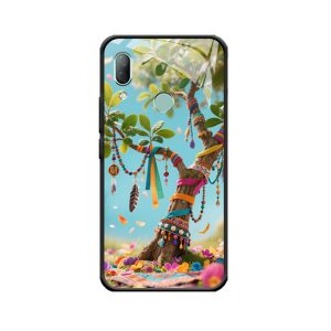 Farbenfrohe Fülle: HTC U19e Hülle mit magischem Geldbaum