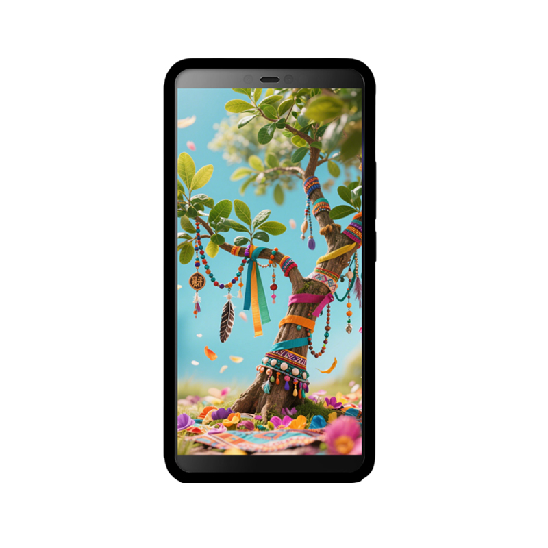 Farbenfrohe Fülle: HTC U19e Hülle mit magischem Geldbaum – Bild 2