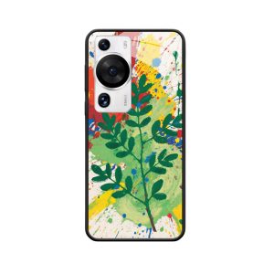 Kunstvolles Bambus: HUAWEI P60 Hülle mit Südlicher Himmelbambus