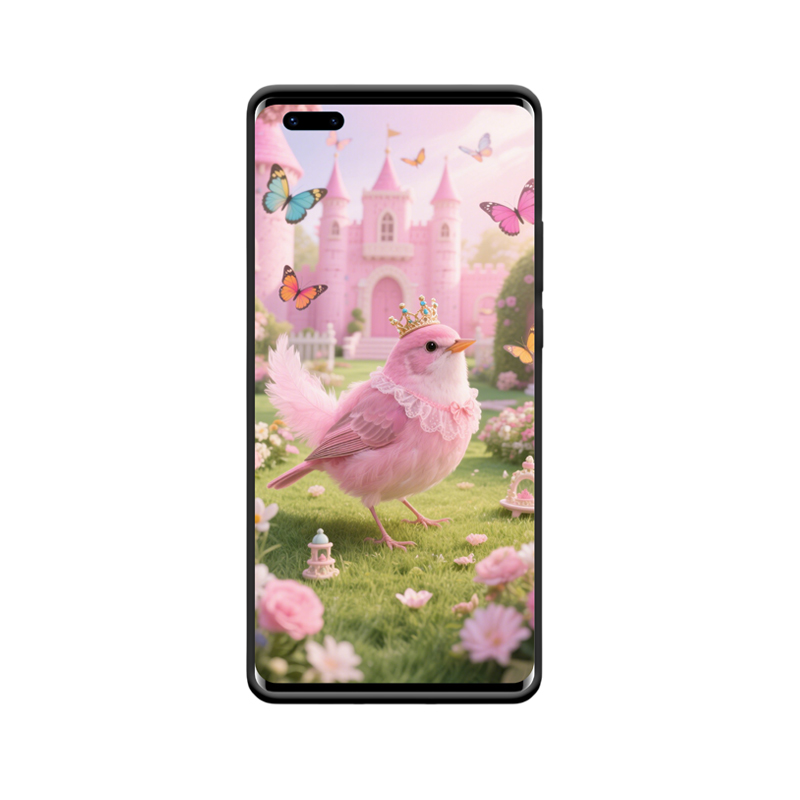 Huawei Mate 40 Pro Hülle – Märchenhafte Welt der Drossel – Bild 2