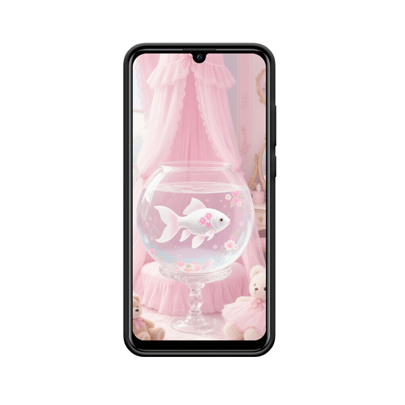 Zauberhaftes Zimmer: Huawei P Smart Plus (2019) Hülle mit Goldfisch – Bild 2
