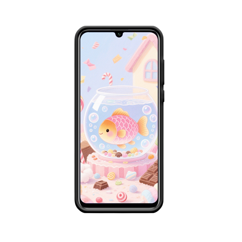 Zuckersüße Fantasie: Huawei P Smart S Hülle mit Goldfisch – Bild 2