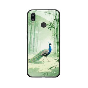 Huawei P20 Lite Hülle – Eleganz und Ruhe im Pfauendesign