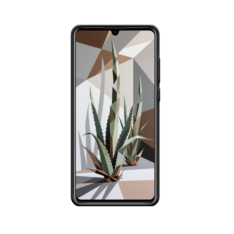 Geometrische Agave: Modernes Design für dein Huawei P30 – Bild 2
