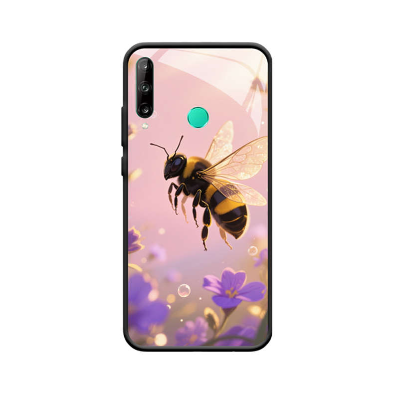 Zauberhaftes Summen: Huawei P40 Lite E Hülle mit fliegenden Bienen