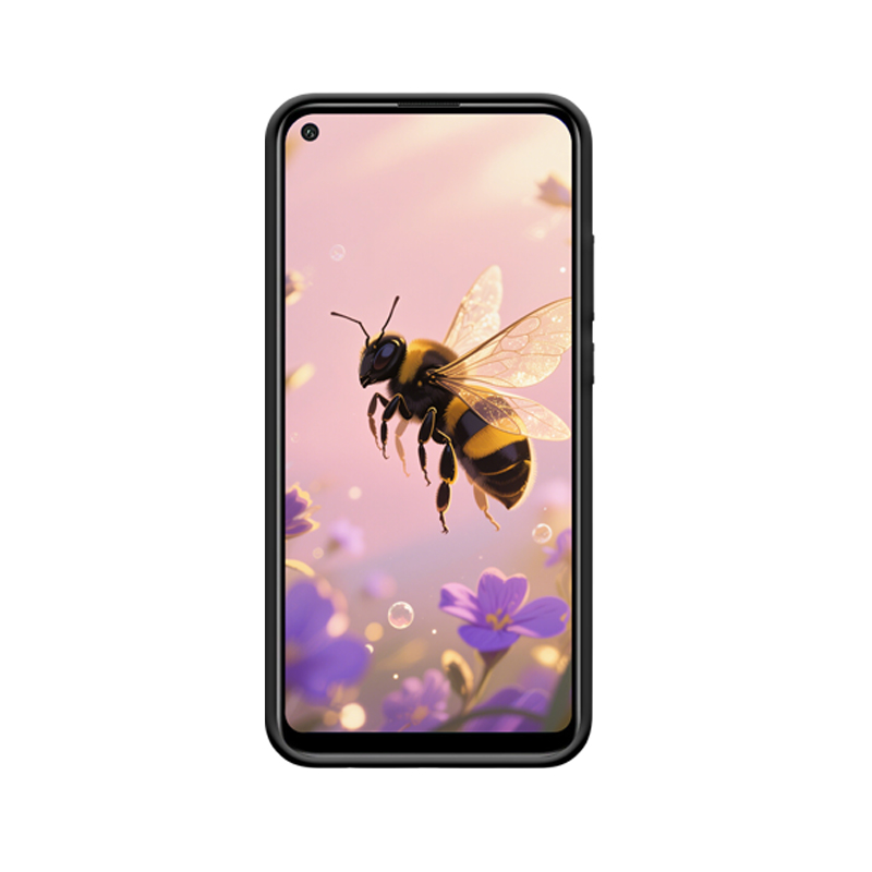 Zauberhaftes Summen: Huawei P40 Lite E Hülle mit fliegenden Bienen – Bild 2