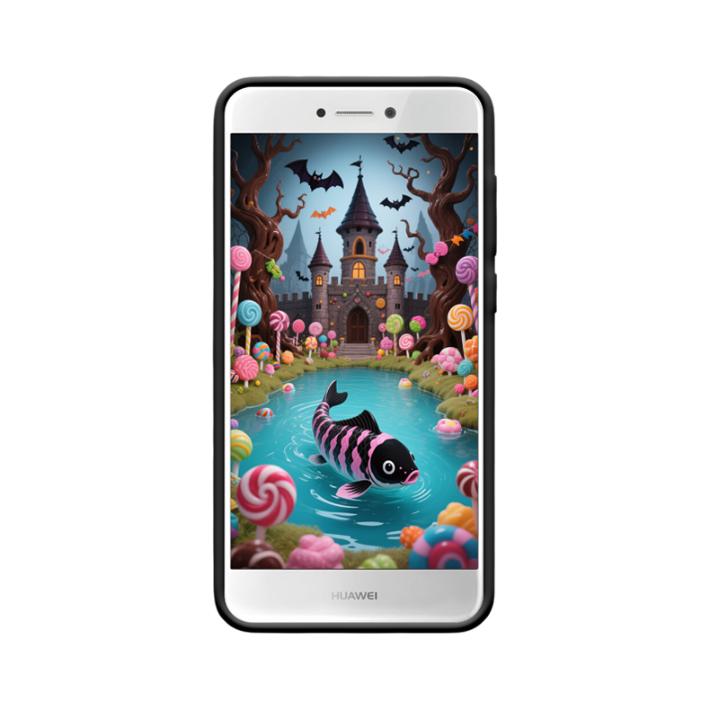 Zauberhaftes Abenteuer: Huawei P8 Lite (2017) Hülle mit Koi-Karpfen – Bild 2