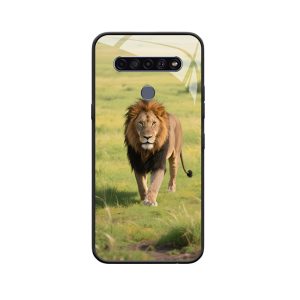 LG K61 Hülle und der majestätische Löwe der Steppe
