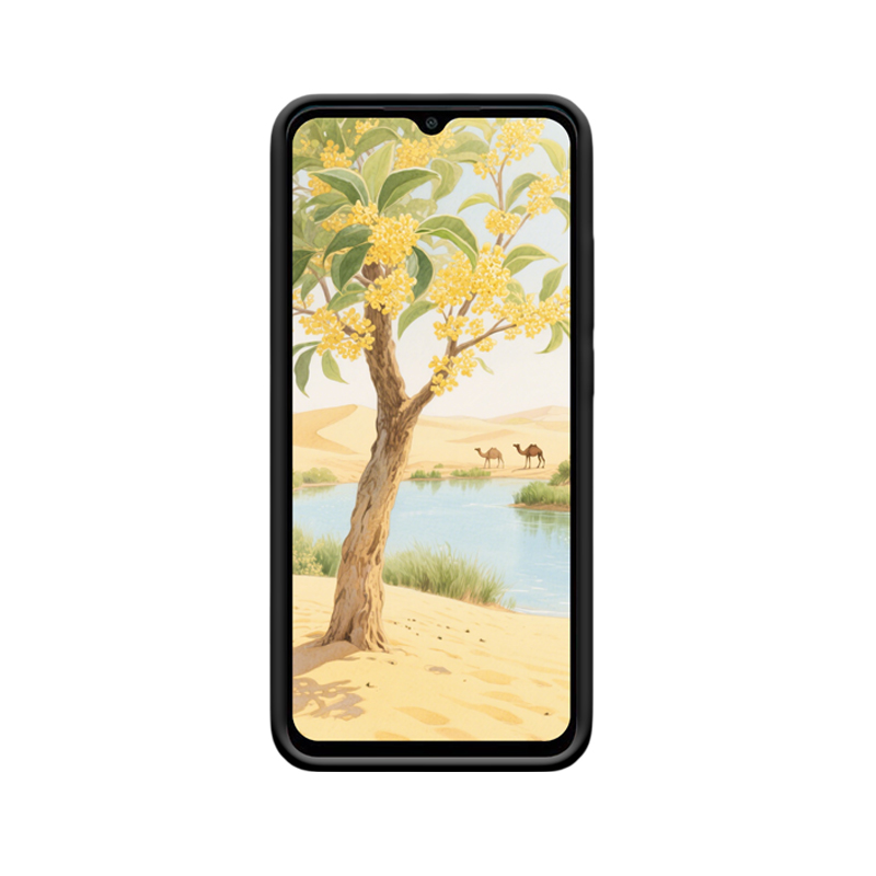 Redmi 9A Hülle mit Osmanthus - Poesie in der Wüste – Bild 2