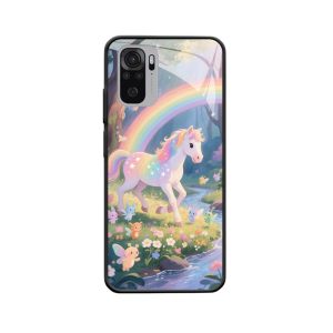 Redmi Note 10 4G Hülle mit Pferdemagie - Ein märchenhaftes Abenteuer im Wald