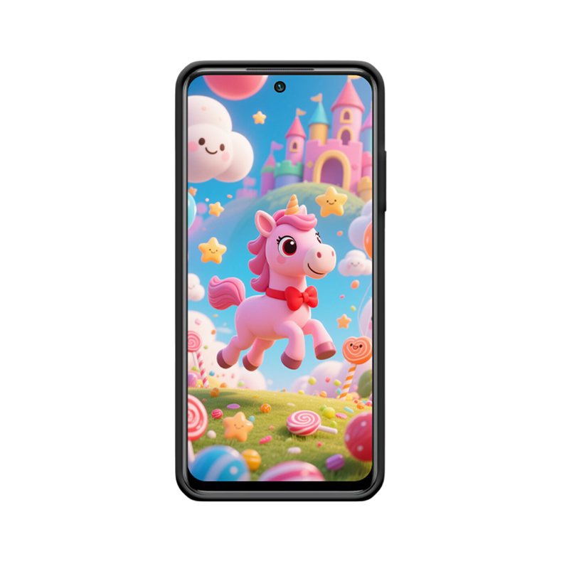 Redmi Note 10 5G Hülle mit Pferdemagie - Ein zuckersüßes Abenteuer im Märchenland – Bild 2