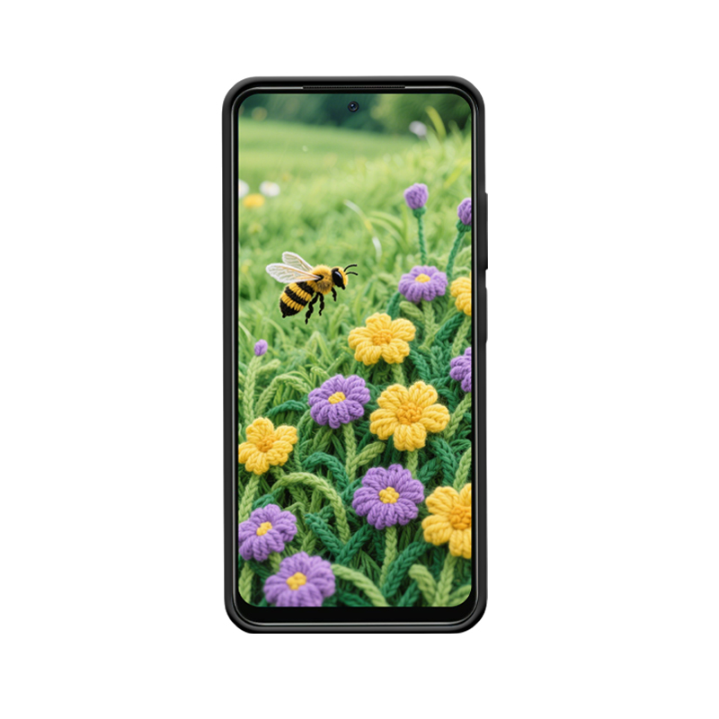Redmi Note 11 Hülle: Die warme Frühlingswelt von Bienen und Wolle – Bild 2