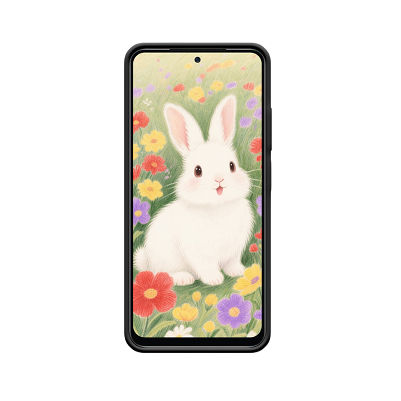 Redmi Note 11S 4G Hülle und das süße Kaninchen im Frühling – Bild 2