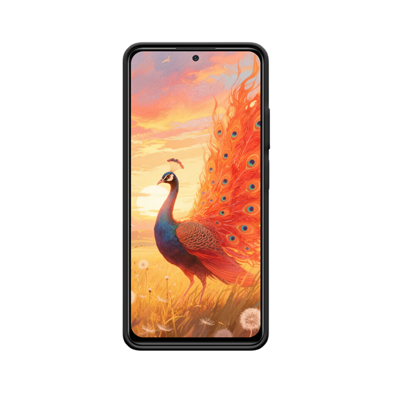 Redmi Note 12 Pro Hülle mit Pfau - Abenddämmerung der Naturmärchen – Bild 2