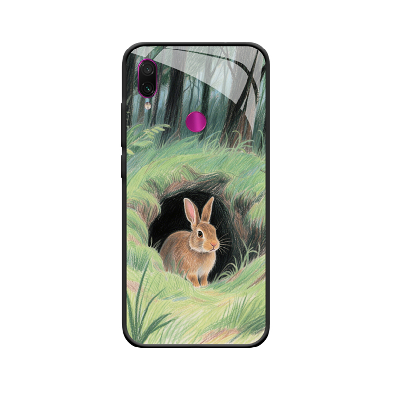 Redmi Note 7 Hülle und das Abenteurrabbit im Wald