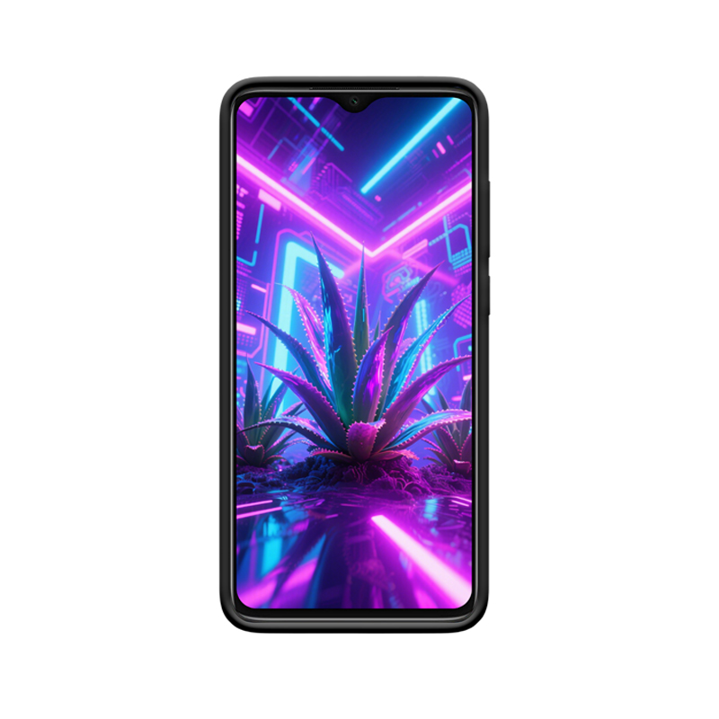 Redmi Note 8 Pro Hülle mit Agave - Natürliche Wildheit im Cyberpunk-Stil – Bild 2