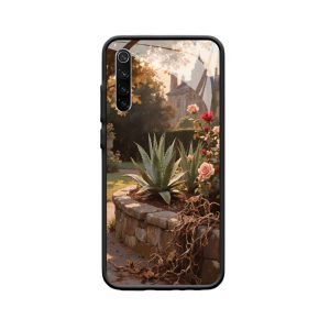Redmi Note 8T Hülle mit Agave - Eleganz im englischen Garten