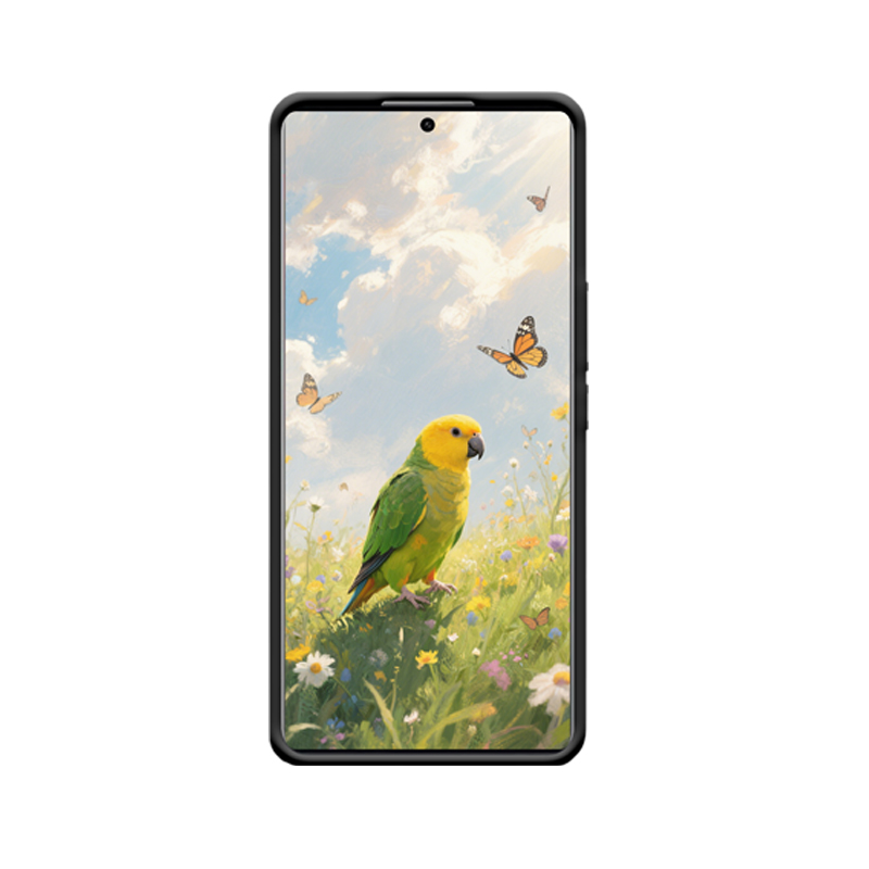 Sonnige Idylle: Xiaomi 12S Ultra Hoesje mit lebhaftem Papagei-Motiv – Bild 2