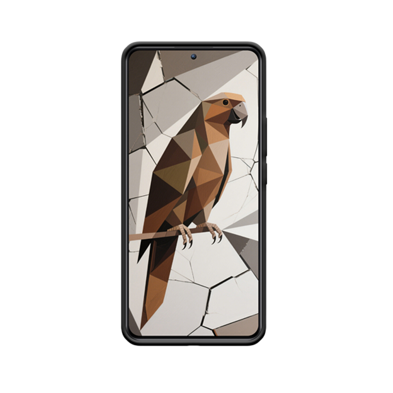 Geometrischer Papagei: Kreatives Xiaomi 12T Hoesje im modernen Stil – Bild 2