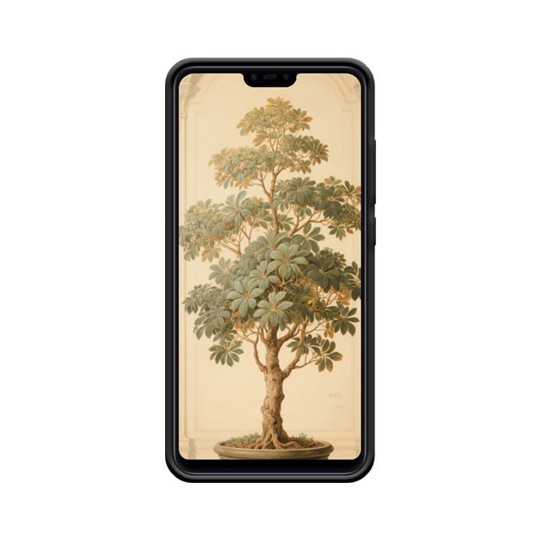 Xiaomi Mi 8 Lite Hülle mit Geldbaum – Natürliche Eleganz und Wohlstand – Bild 2