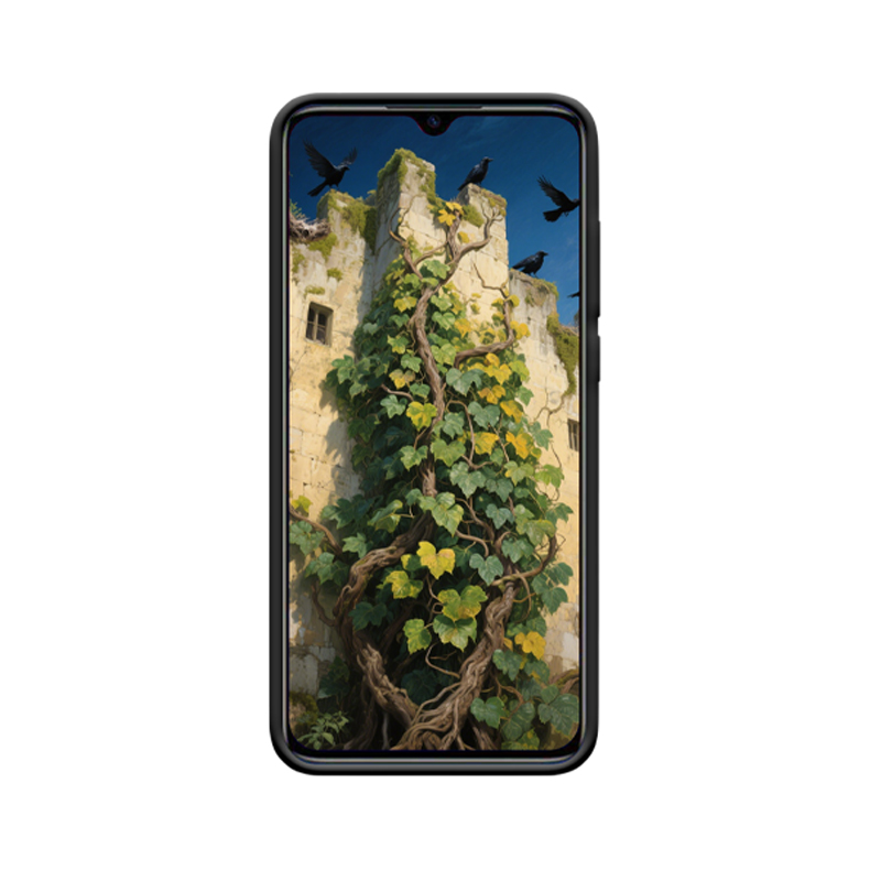 Xiaomi Mi 9 Lite Hülle mit Efeu - Natur und Geschichte vereint – Bild 2
