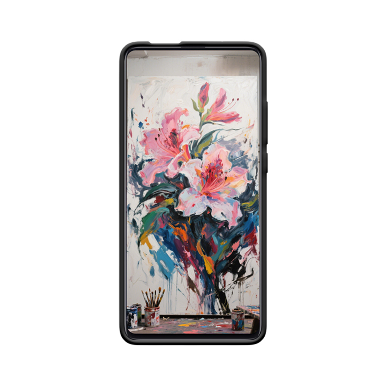 Xiaomi Mi 9T Pro Hülle mit Azalee - Leidenschaftliche Blüte in der Kunst – Bild 2