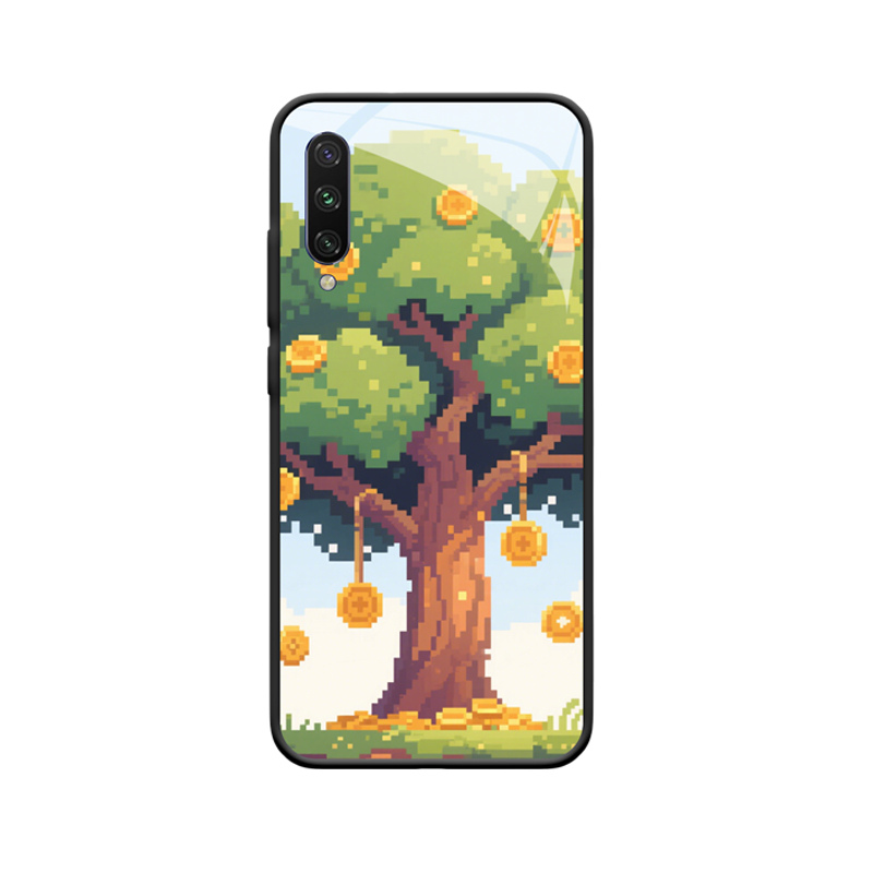 Xiaomi Mi A3 Hülle mit Geldbaum - Pixeliger Reichtum und Retro-Gaming-Charme
