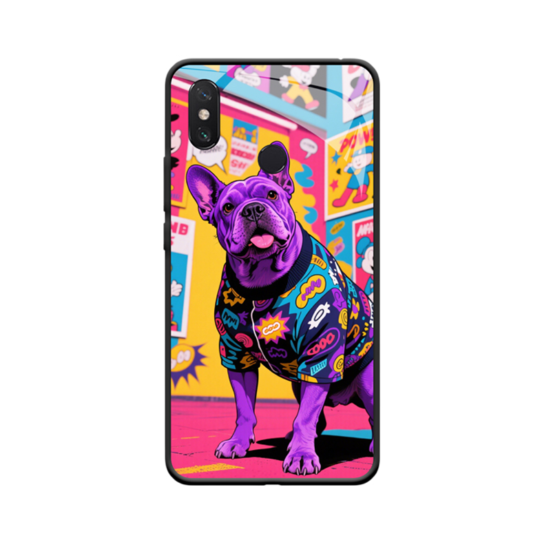 Xiaomi Mi Max 3 Hülle mit Hund - Modischer Comic-Held