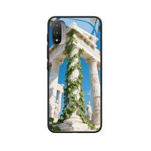 Moto E20 Hülle mit Efeu - Natürliche Eleganz der Antike