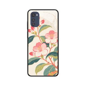 Moto E32s Hülle mit Rhododendron - Frühlingsromantik in Pastell