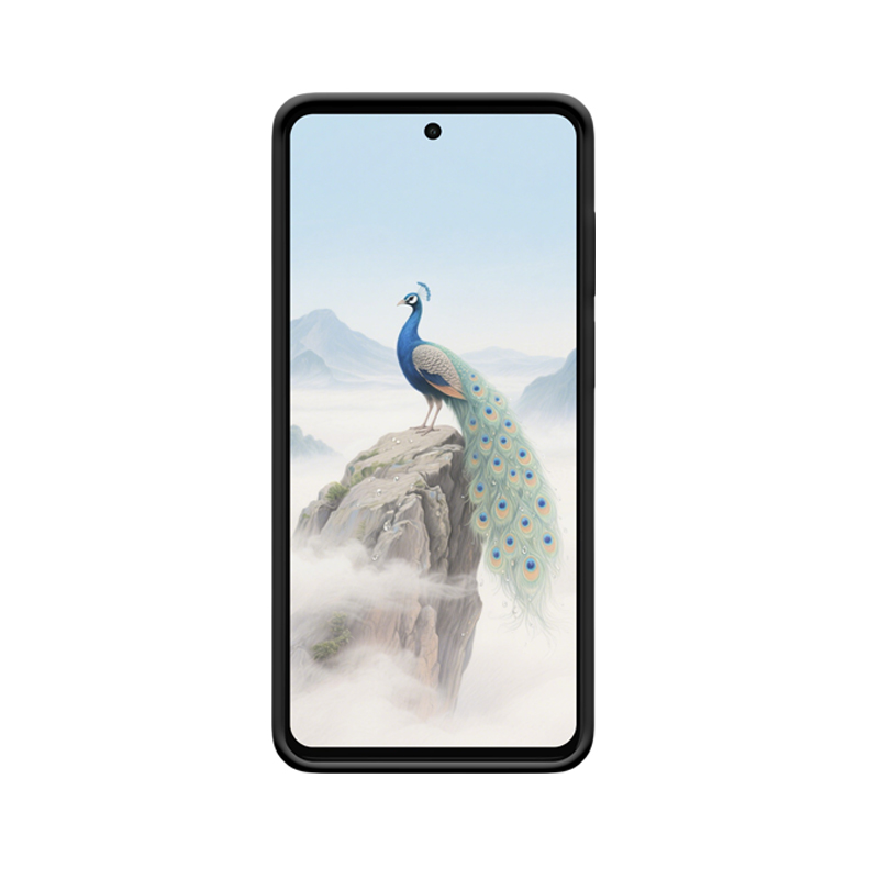Der majestätische Pfau: Die natürliche Eleganz der Moto G52 Hülle – Bild 2