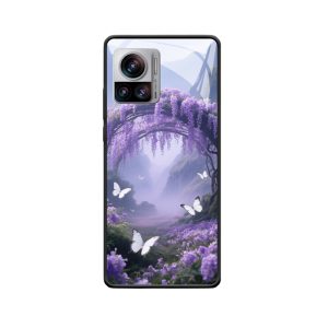Glyzinienbogen und Motorola Edge 30 Ultra Hülle