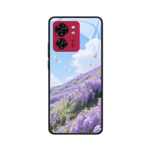 Frühling Glyzinie und Motorola Edge 40 Hülle