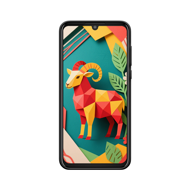 Motorola One Zoom Hülle und die lebendige geometrische Schafkunst – Bild 2