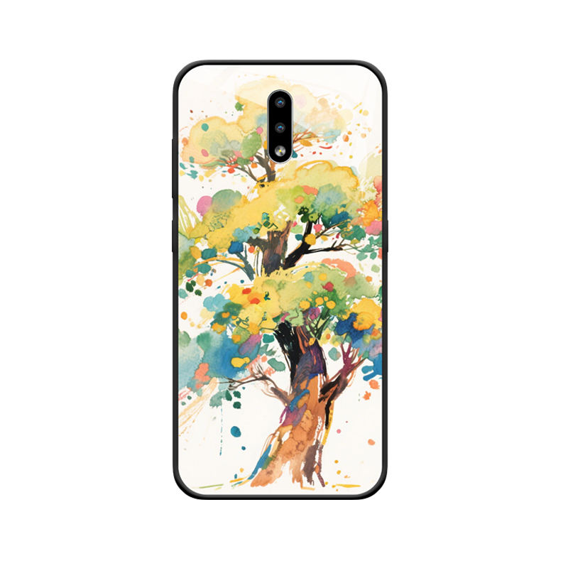 Die lebendige Farbenpracht von Nokia 2.3 und dem Geldbaum in Aquarell