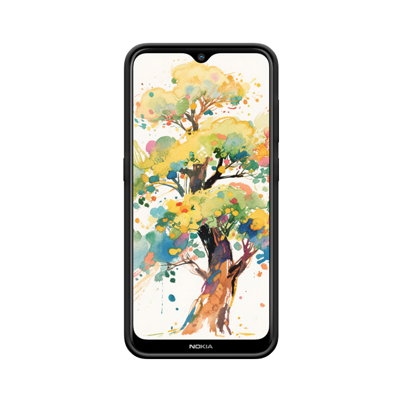 Die lebendige Farbenpracht von Nokia 2.3 und dem Geldbaum in Aquarell – Bild 2